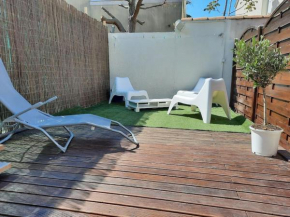 Carnon plage 3min de la mer! Villa 5 pers Terrasse